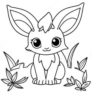 Leafeon Coloring Page 35683-28554