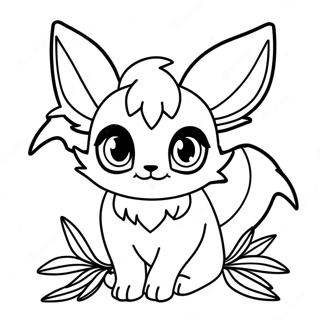 Leafeon Coloring Page 35683-28555