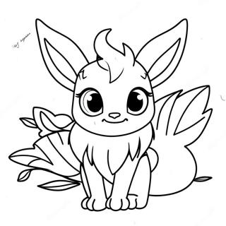 Leafeon Coloring Page 35683-28556