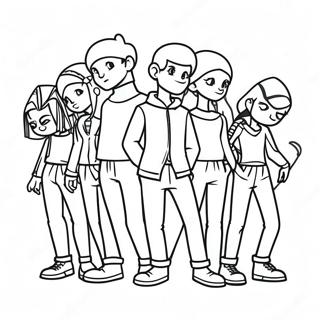 Dream Smp Characters Coloring Page 35724-28588