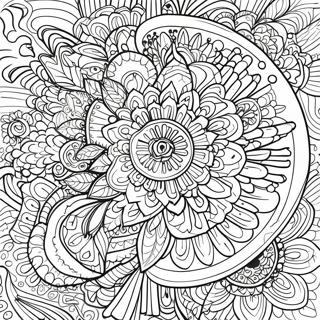 Mental Health Anxiety Coloring Pages