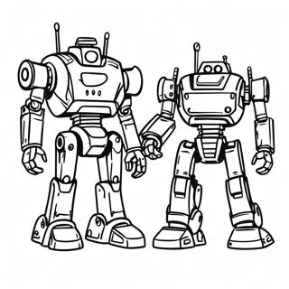 War Robots Coloring Pages