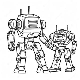 War Robots Coloring Page 35763-28618