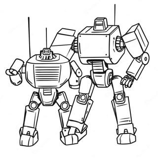 War Robots Coloring Page 35763-28619