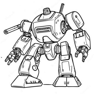 War Robots Coloring Page 35763-28620