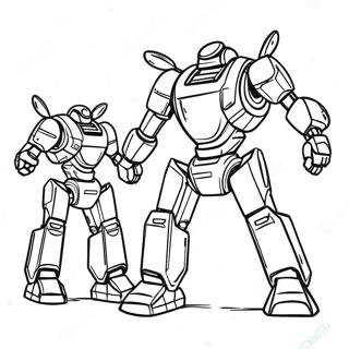 Futuristic War Robots Coloring Page 35764-28621