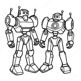 Futuristic War Robots Coloring Page 35764-28622