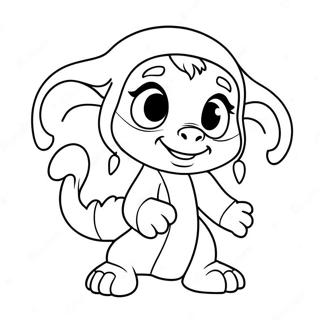 Cute Abu Character Coloring Page 35844-28686