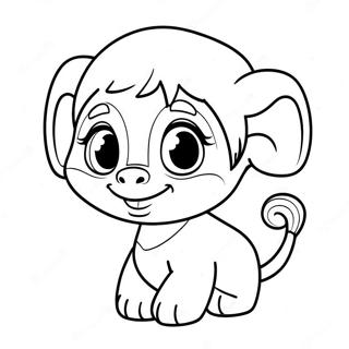 Cute Abu Character Coloring Page 35844-28687