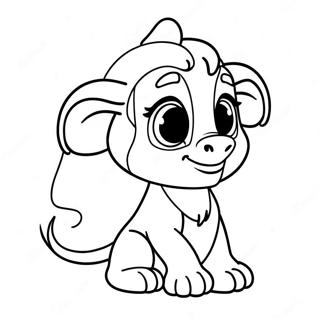 Cute Abu Character Coloring Page 35844-28688