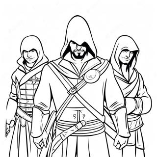 Assassin S Creed Coloring Page 35853-28691