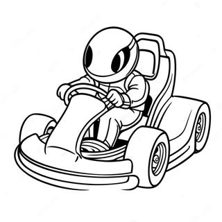 Go Kart Coloring Pages