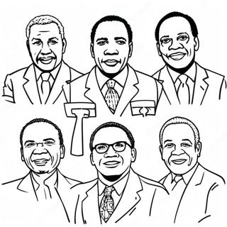 Famous Civil Rights Leaders Coloring Page 35884-28722