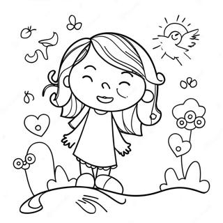 Joyful Psalm Coloring Page 35914-28748