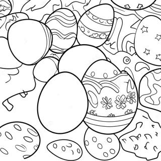 Easter Eggs Coloring Pages