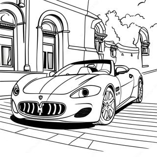 Maserati Coloring Pages