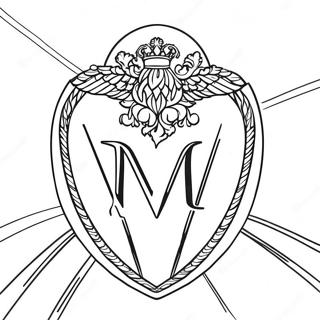 Maserati Logo Coloring Page 35944-28769