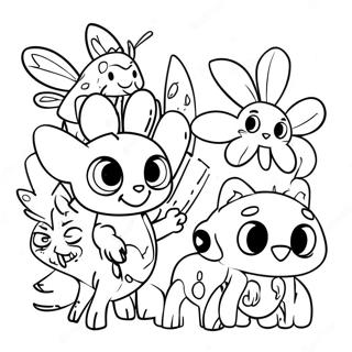 Kiff And Friends Adventure Coloring Page 35974-28789