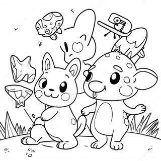 Kiff And Friends Adventure Coloring Page 35974-28792