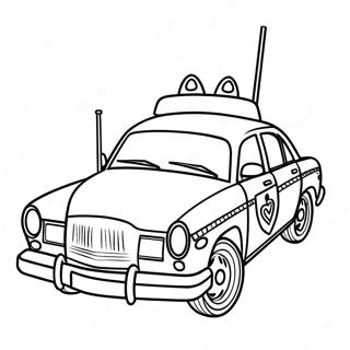 Poli The Police Car Coloring Page 35984-28802