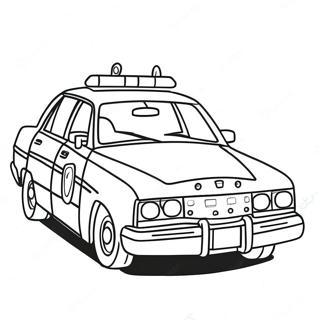 Poli The Police Car Coloring Page 35984-28803