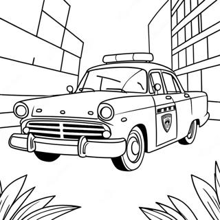 Poli The Police Car Coloring Page 35984-28804