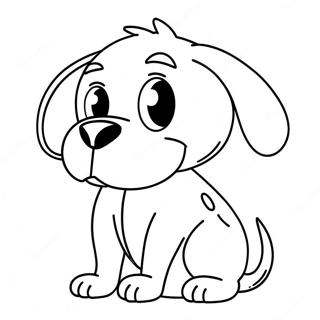 Scary Cartoon Dog Coloring Pages