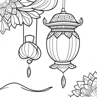 Moon Festival Lantern Coloring Page 36013-28819