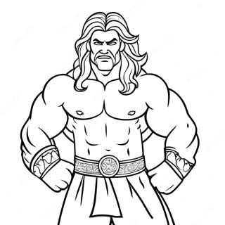 Samson Strength Coloring Page 36023-28827