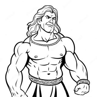 Samson Strength Coloring Page 36023-28828