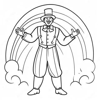 Colorful Circus Performer Coloring Page 36044-28844