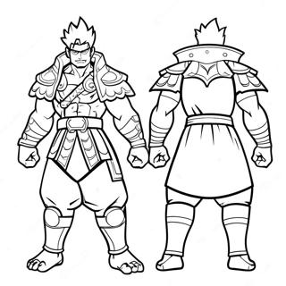 Kirishima In Hero Costume Coloring Page 36054-28859