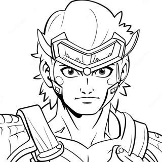 Kirishima In Hero Costume Coloring Page 36054-28860