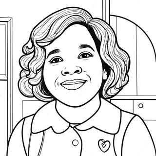 Ruby Bridges Inspirational Coloring Page 36063-28855