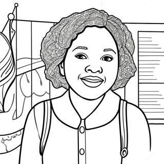 Ruby Bridges Courageous Journey Coloring Page 36064-28863