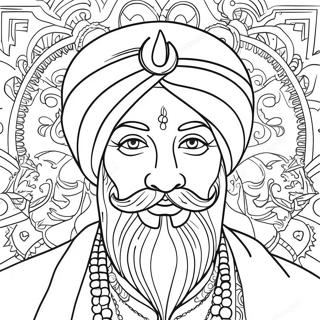 Sikh Coloring Page 36073-28868