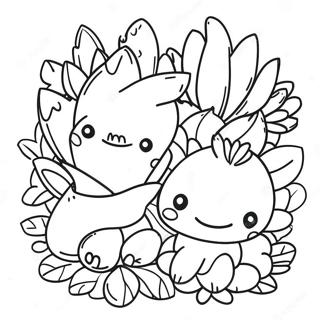 Cute Succulent Garden Coloring Page 3607-2923