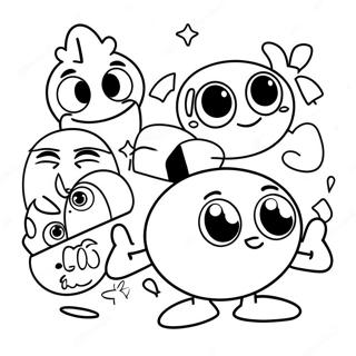 Emoji Movie Coloring Page 36093-28884