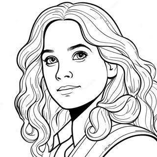 Hermione Granger Coloring Page 36113-28897