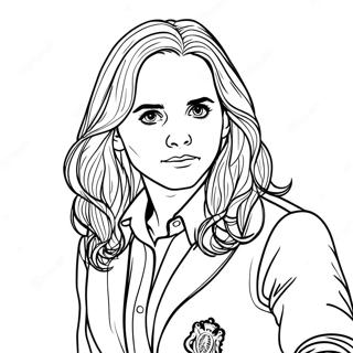 Hermione Granger Coloring Page 36113-28898