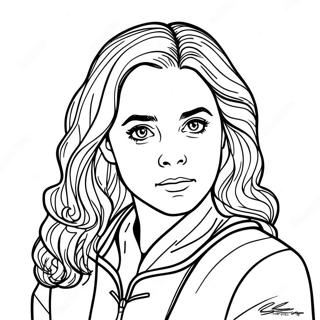 Hermione Granger Coloring Page 36113-28899