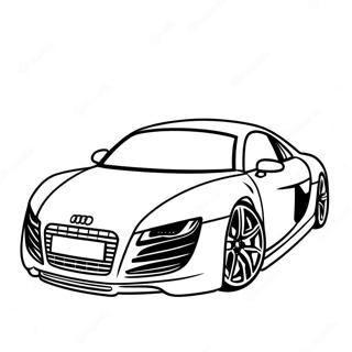 Sleek Audi Sports Car Coloring Page 36124-28911