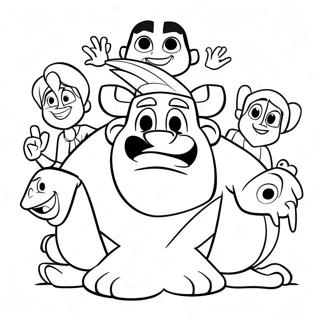 Ralph Breaks The Internet Coloring Page 36163-28940