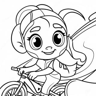 Vanellope Von Schweetz Racing Coloring Page 36164-28941