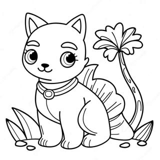 Felt Animal Coloring Page 3616-2927