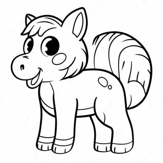 Felt Animal Coloring Page 3616-2928