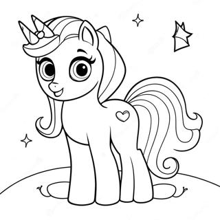 Majestic Princess Luna In Moonlight Coloring Page 36184-28954