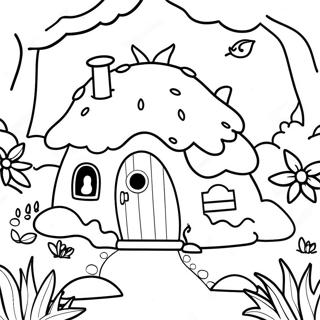 Enchanted Forest Fairy Garden Coloring Page 36193-28962