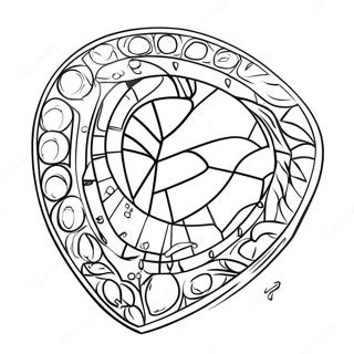 Sparkling Gemstone Coloring Page 36204-28975