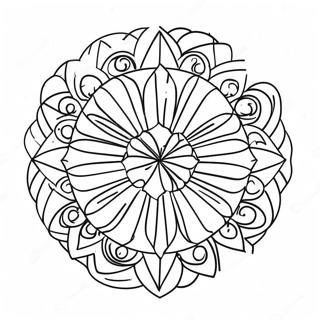 Sparkling Gemstone Coloring Page 36204-28976